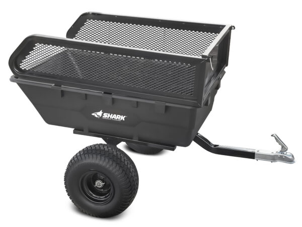 SHARK ATV TRAILER GARDEN 300 S — vozík za štvorkolku s bočnicami, čierny